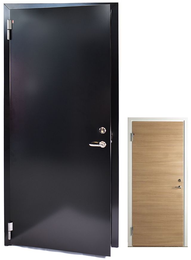 Ståldörr utomhus Daloc Y30 (A472673) 990x2093mm höger, brandklassad, ab5833