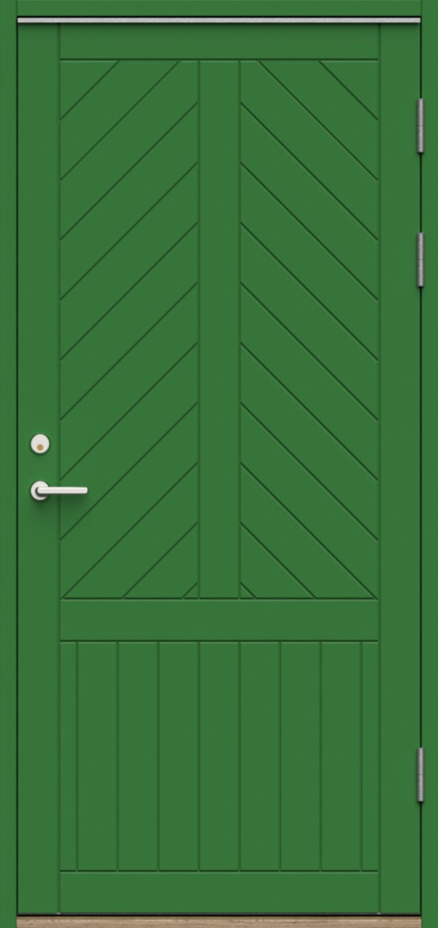 Förrådsdörr Edsbyporten enkeldörr bas 1387x2385mm höger, utrusta din dörr under tillbehör, ab5830