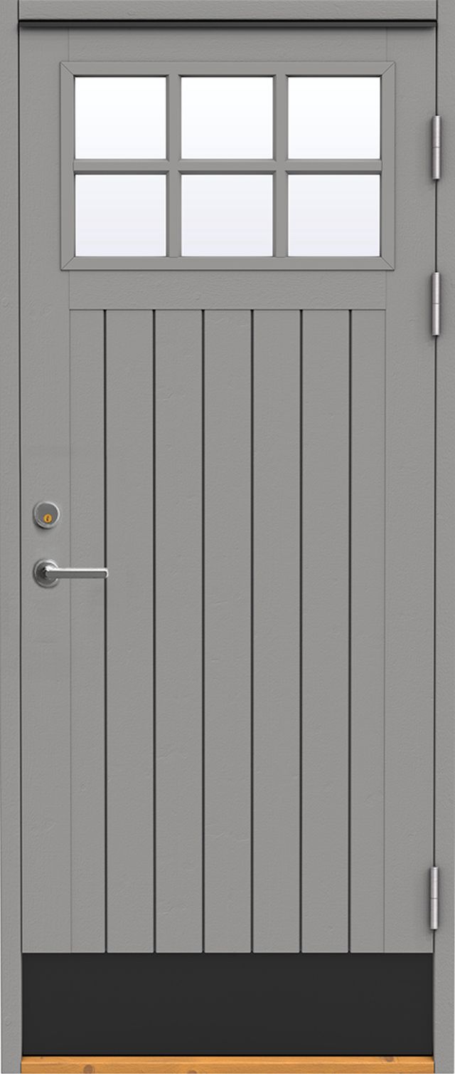Förrådsdörr Edsbyporten enkeldörr bas 1387x2385mm höger, utrusta din dörr under tillbehör, ab5830