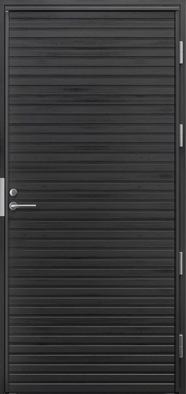 Ytterdörr Kaski Björneborg 890x1990mm höger laserad klarglas AB 9430