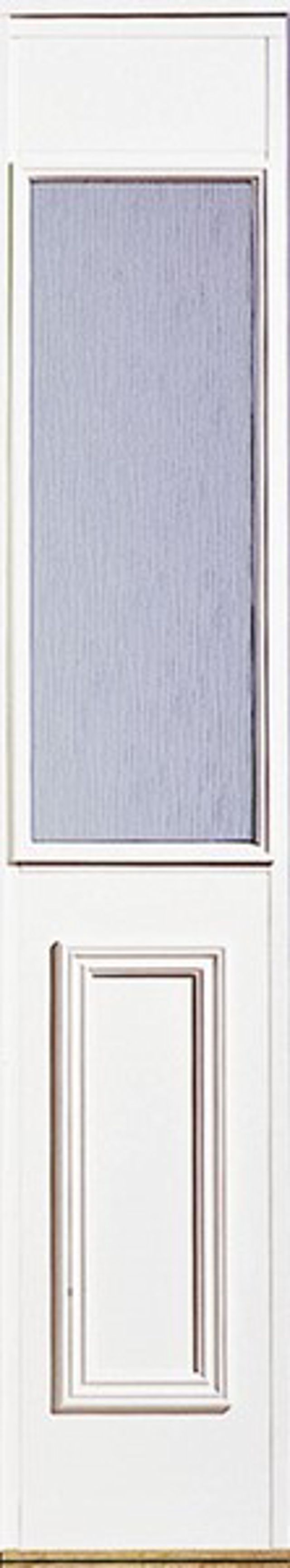 Sidoljus Leksandsdörren Hjortnäs/Sollerön glas 284x2080mm vit cotswoldglas
