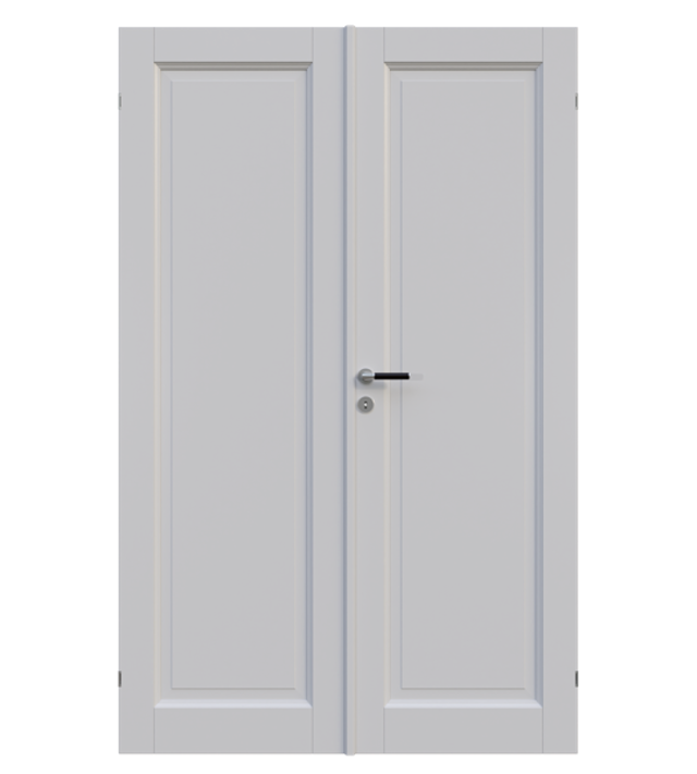 Parinnerdörr Leksand 1 1590x2090mm höger gångdörr vitmålad, exkl karm