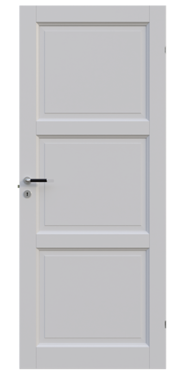 Innerdörr Leksand 3b 990x2090mm vändbar vitmålad, exkl karm