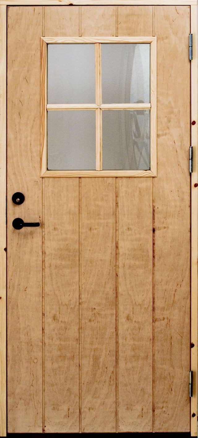 Förrådsdörr Dala Dörren Kajsa 790x1890mm höger glas ab6224