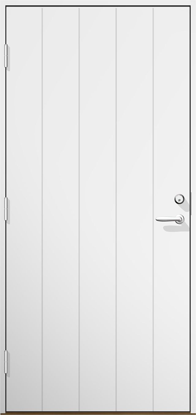 Ytterdörr Dala Dörren Klara 790x1790mm höger vit ab6223