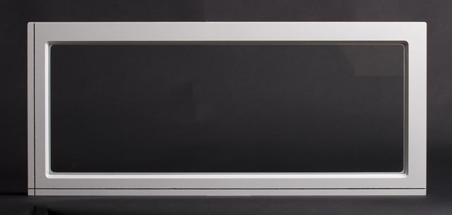 Dekorfönster Kombi utvändigt  890x390mm vit enkelglas