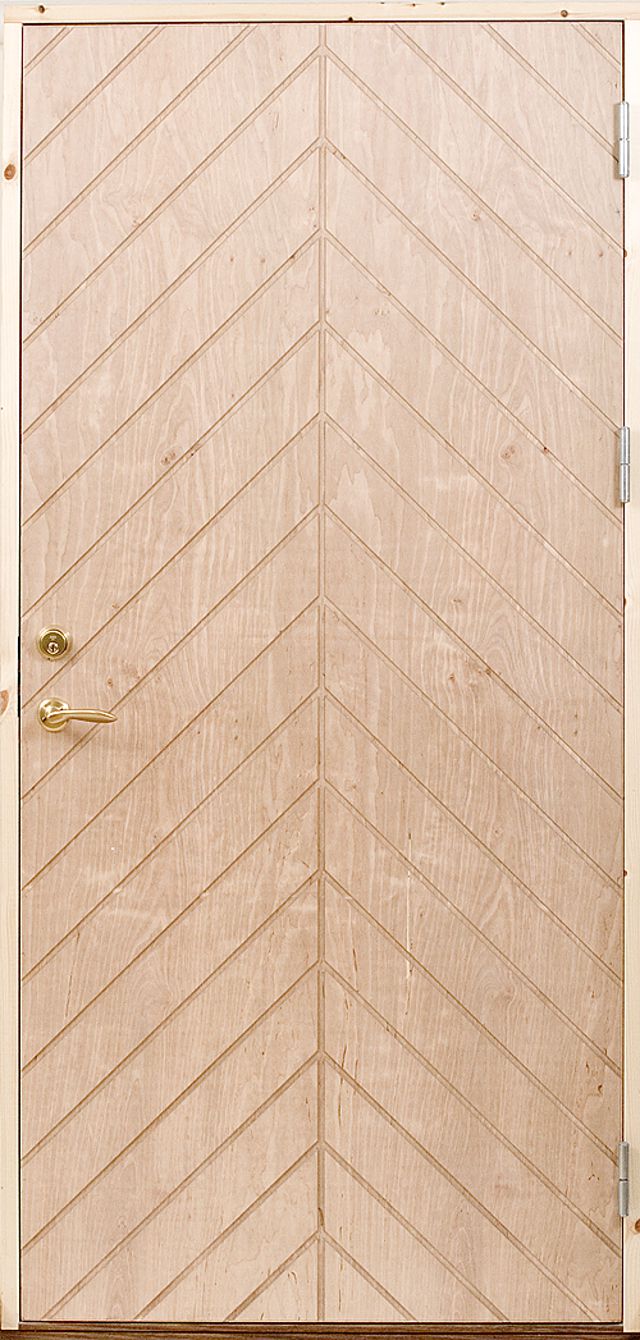 Förrådsdörr Dala Dörren Per 790x1890mm höger fiskben ab6224