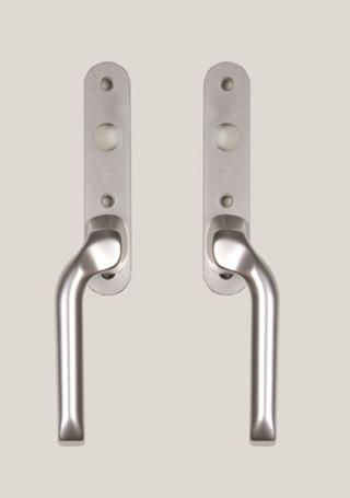 Handtag alt 2: handtag in och utsidan, exkl cylinder insida och utsida. 