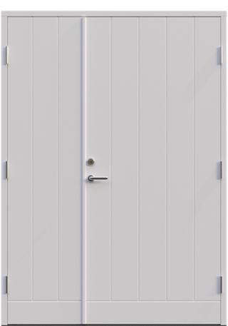 Parytterdörr Leksandsdörren Insjön tät classic 1388x1980mm höger gångdörr vit AB 6426