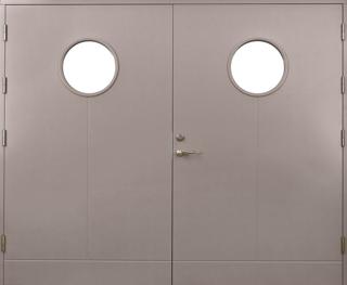 Slagport Leksandsdörren Almo glas 2388x2080mm vänster gångdörr vit AB 6421