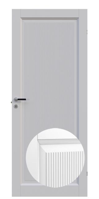 Innerdörr Idre 1 990x2090mm vändbar vitmålad, exkl karm