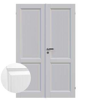 Parinnerdörr idre 2 1390x2090mm vänster gångdörr vitmålad, exkl karm