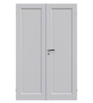 Parinnerdörr Leksand 1 1390x2090mm vänster gångdörr vitmålad, exkl karm