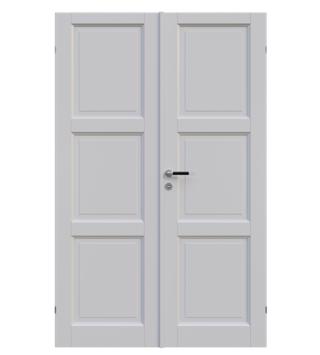 Parinnerdörr Leksand 3b 1390x2090mm vänster gångdörr vitmålad, exkl karm
