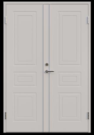 Parytterdörr Leksandsdörren Torrberg tät 1388x2080mm vänster gångdörr vit AB 7421