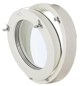 SF Fönster inåtgående runt diam 1385mm, insida trä utsida trä, 3-glas
