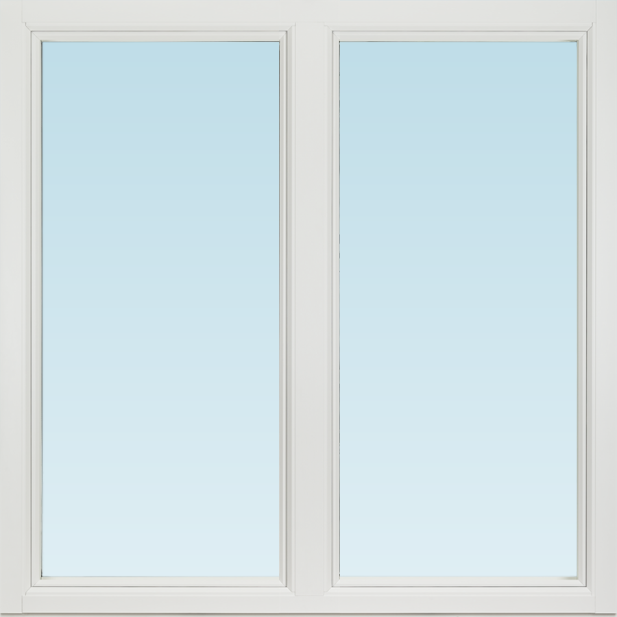 SF sidohängt fönster inåtgående 1380x1380mm 2-luft, insida trä utsida aluminium, 2+1 glas 