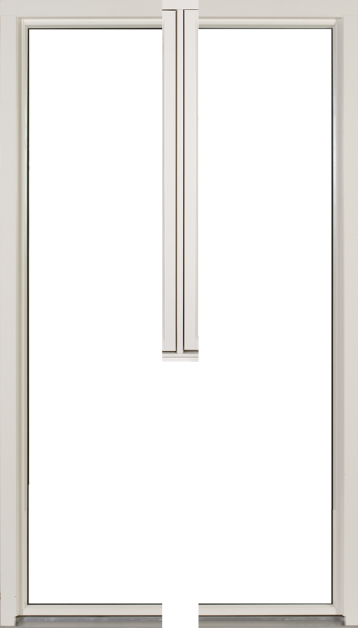 SF paraltandörr inåtgående  1180x2080/1780mm  höger, insida trä utsida aluminium, 2+1 glas, linjerar öppningsbart